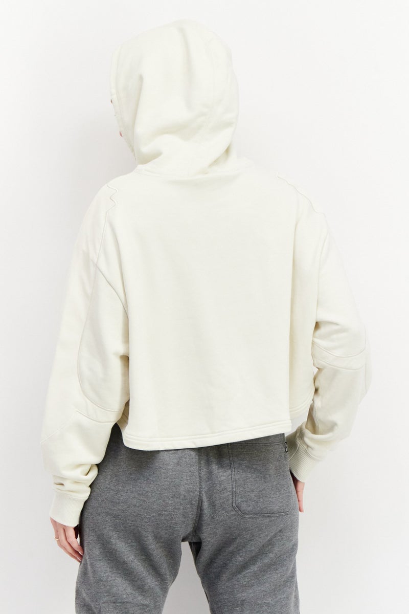 PUMA Women Sportswear Fit Training Hoodie, Cream - Image 2